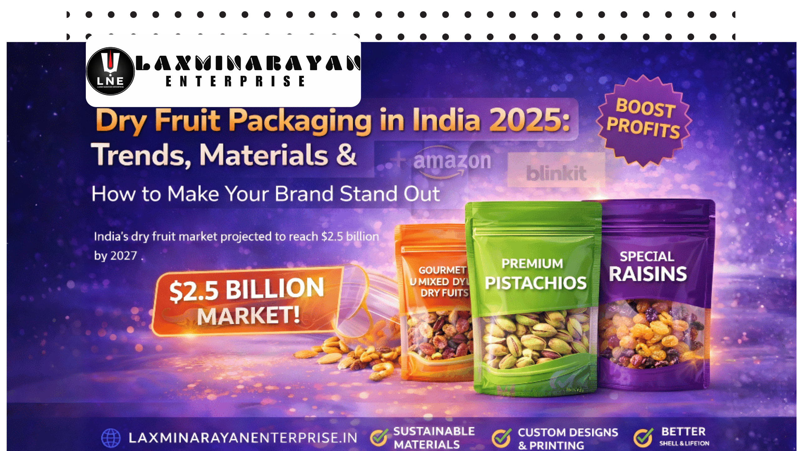 Dry Fruit Packaging in India 2025: Trends, Materials & How to Make Your Brand Stand Out