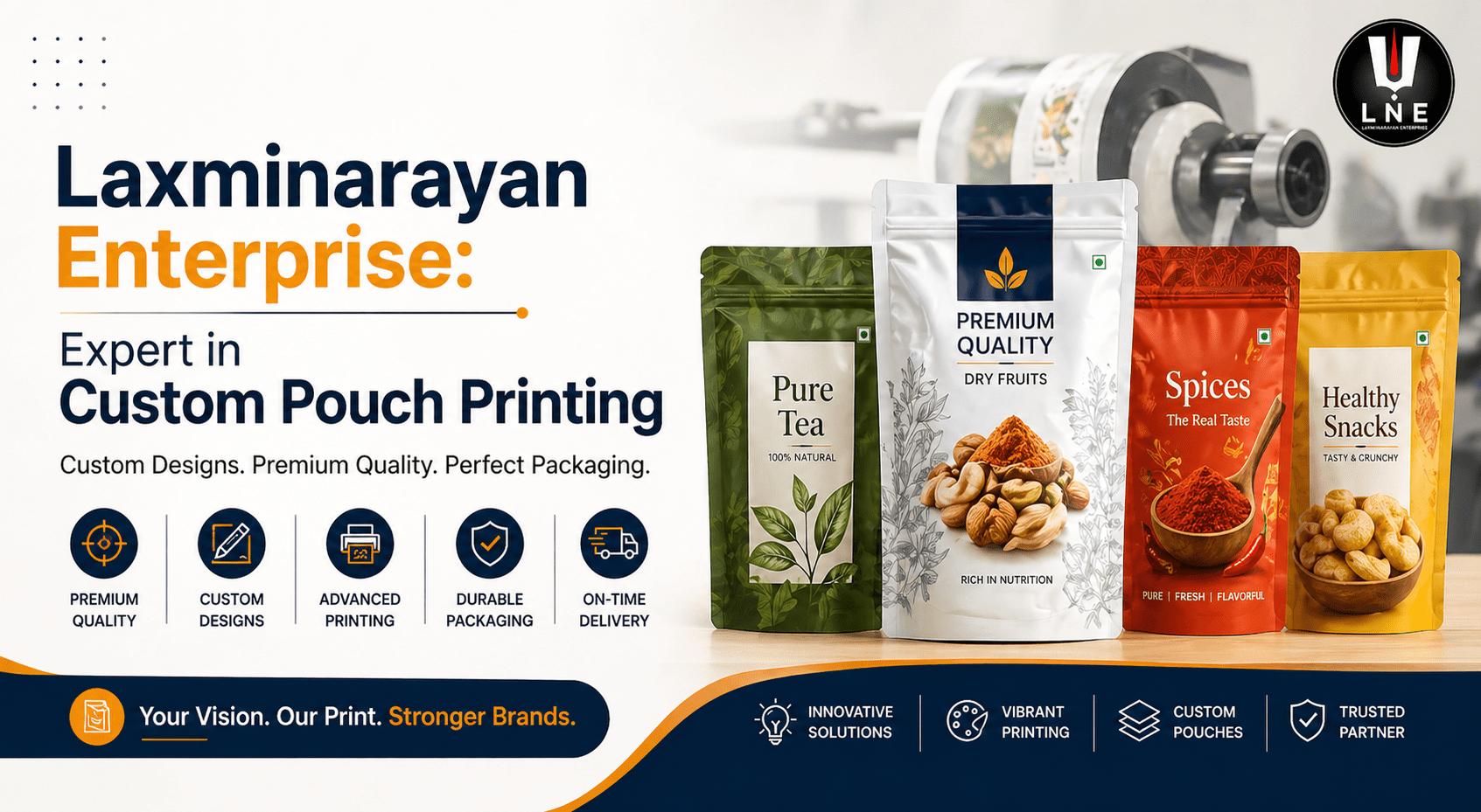 Laxminarayan Enterprise: Expert in Custom Pouch Printing